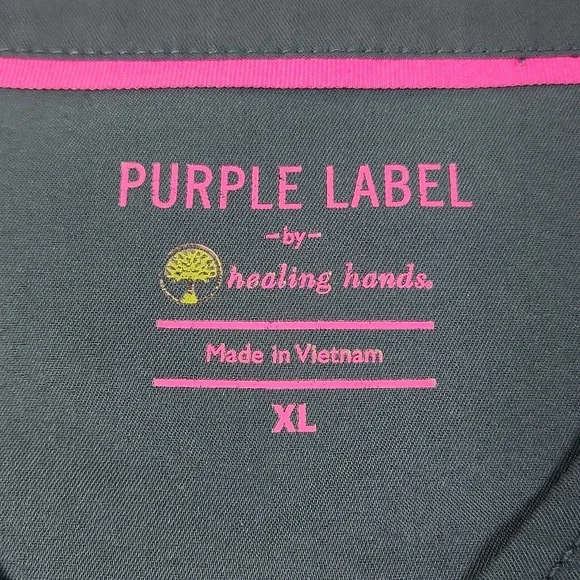 Healing Hands Scrub Teal Top XL Style 2172 - Picture 5 of 8